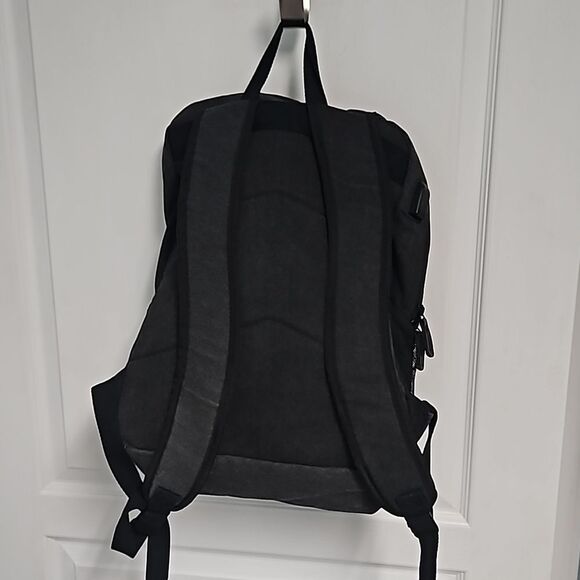 Bella Russo Charcoal Canvas Backpack - Multi Pocket USB Port Laptop main image 8